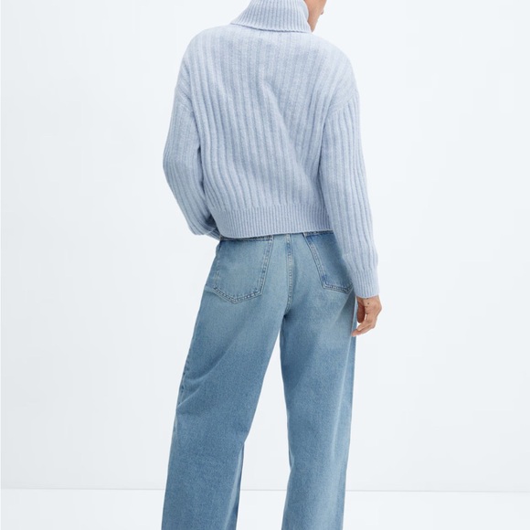 NWT Wool Mix Swan Neck Sweater - Picture 2 of 5